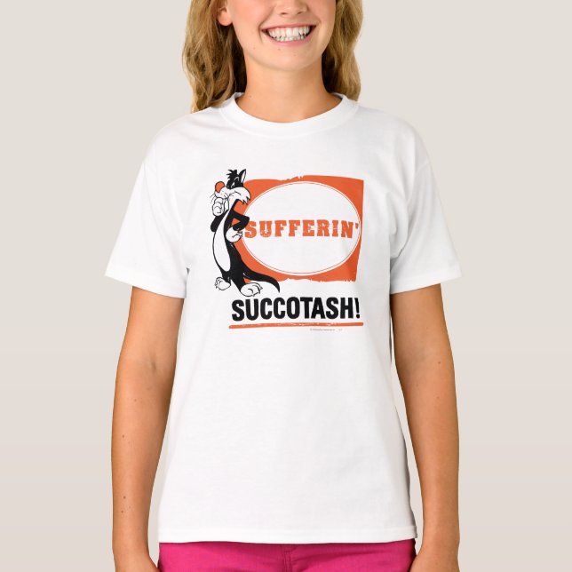 Camiseta SYLVESTER™ Soferin' Succotash! (Frente)
