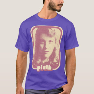 Camiseta Sylvia Plath Retro Fan Art Design