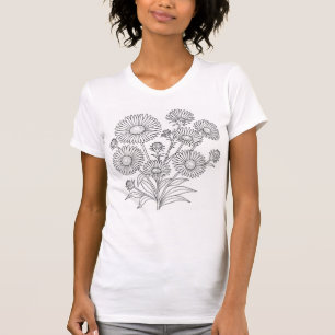 Camiseta Symphyotrichum Novae-Angliae