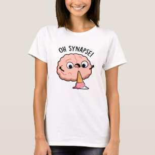 Camiseta Synapse Funny Brain Pun