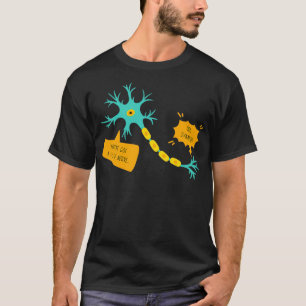 Camiseta Synapt Neuron Neuroscience Puns Engraçada Ciência