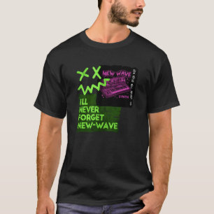 Camiseta Synth-pop New-Wave-Música Dark-Wave 80s Sintetizad