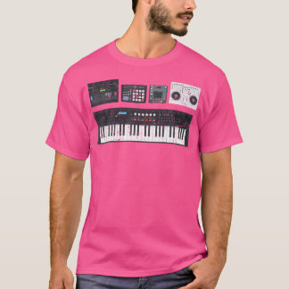 Camiseta Synthesizer Dj Produtor de Música Eletrônica