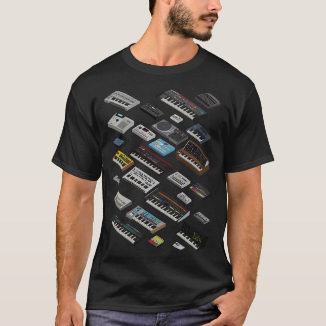 Camiseta Synthesizer Fan Collection Classic T-Shirt (Frente)