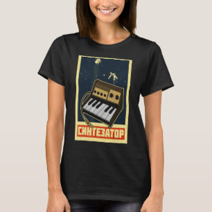 Camiseta Synthesizer Synth - Músicos Eletrônicos do Teclado