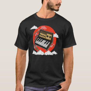 Camiseta Synthesizer Synth - Músicos Eletrônicos do Teclado