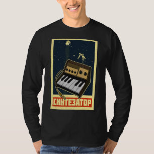 Camiseta Synthesizer Synth - Músicos Eletrônicos do Teclado