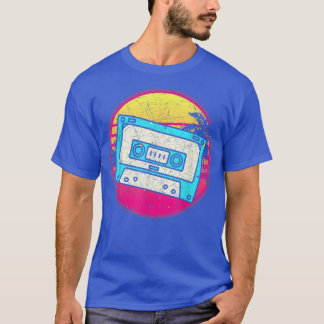 Camiseta Synthwave 80s Music Lover Retro Cassette Vaporwave