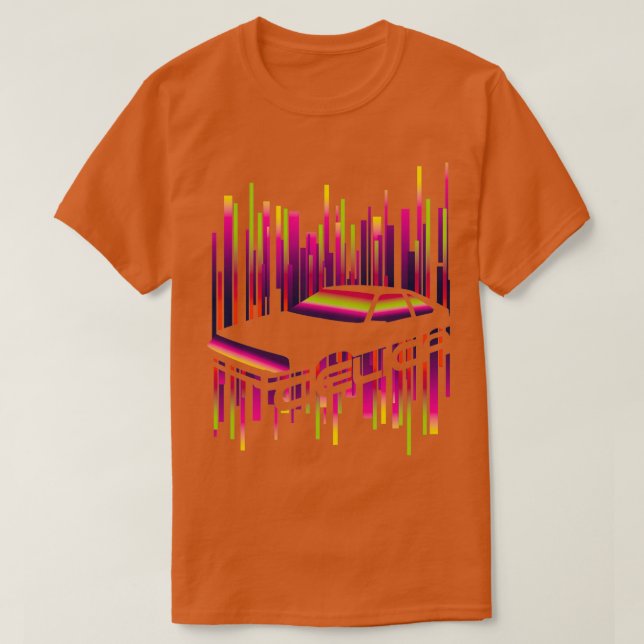 Camiseta Synthwave Celica (Frente do Design)