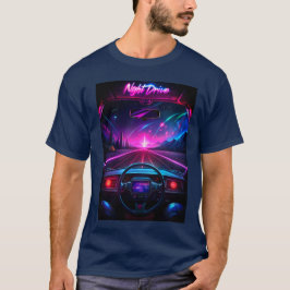 Camiseta Synthwave "Night Drive"