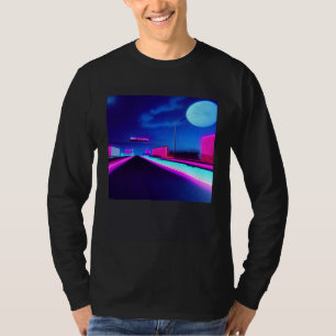 Camiseta Synthwave outrun retrowave futuresynth ficção cien