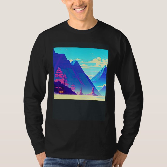 Camiseta Synthwave outrun retrowave futuresynth sci fi  12 (Frente)