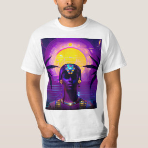 Camiseta Synthwave Pharaoh