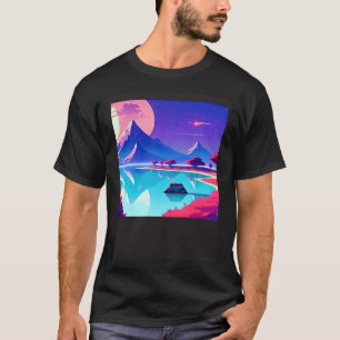 Camiseta Synthwave ultrun retrowave futuresynics sci 5