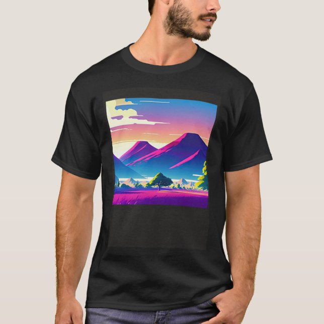 Camiseta Synthwave ultrun retrowave futuresynsci fi (Frente)