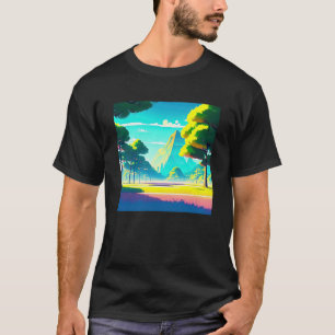 Camiseta Synthwave ultrun retrowave futuresynth sci 74
