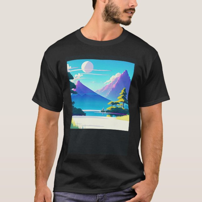 Camiseta Synthwave ultrun retrowave futuresynth sci fi 15 (Frente)