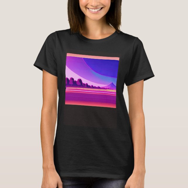 Camiseta Synthwave ultrun retrowave futuresynth sci fi 31 (Frente)