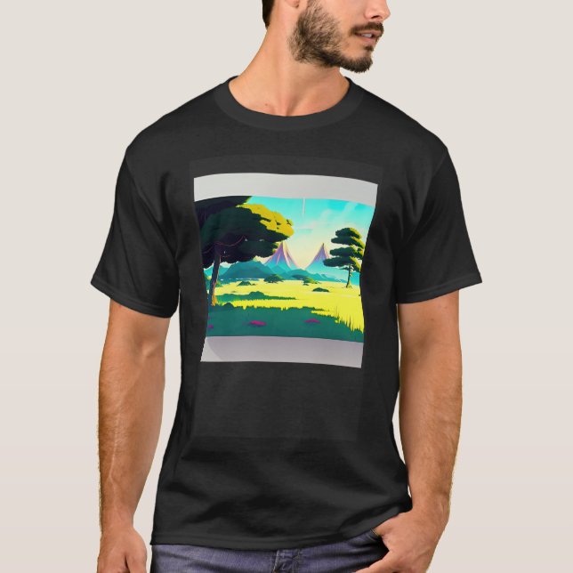 Camiseta Synthwave ultrun retrowave futuresynth sci fi 77 (Frente)