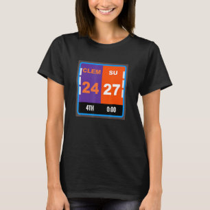 Camiseta Syracuse Fan Scoreboard Futebol Clemson Sc