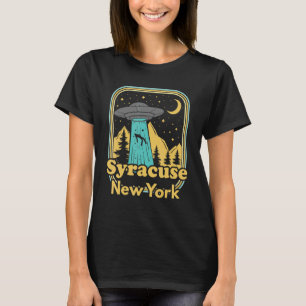Camiseta Syracuse New York Ufo Alienígena Hunter 80s Retro