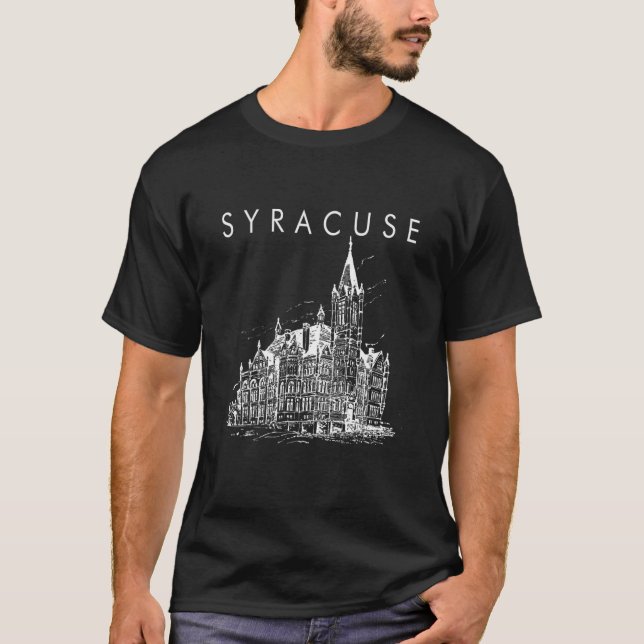 Camiseta Syracuse Traving New York Viagem Girls Trip Syra (Frente)