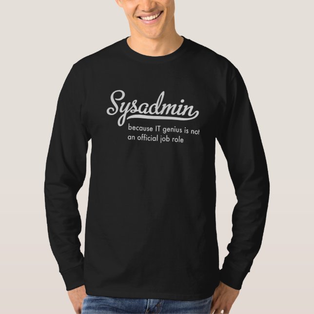 Camiseta Sysadmin (Frente)