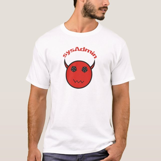 Camiseta sysAdmin Systemadministrator system administrator (Frente)