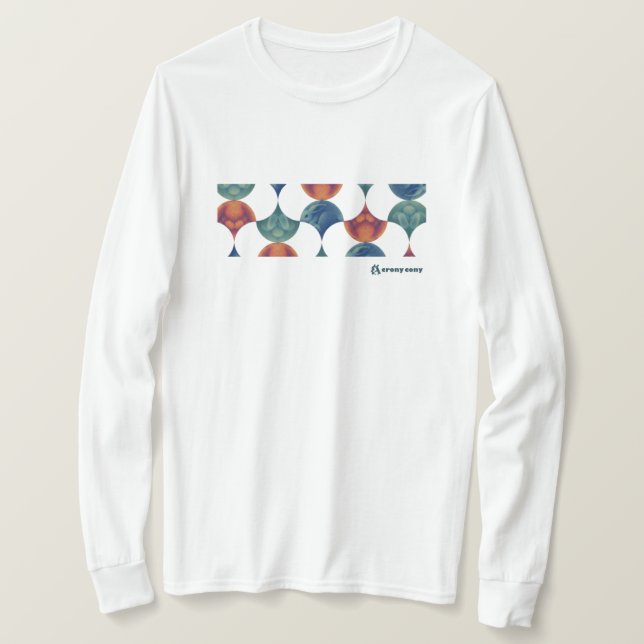 Camiseta Tシャツ ウサギの扇模様 Tshirt - Rabbit Fan Pattern -  (Frente do Design)