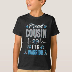Camiseta T1d Confusão Orgulhosa Diabetes Sensibilização Tip
