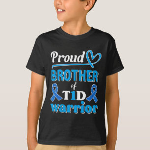 Camiseta T1d Irmão Orgulhoso Diabetes Sensibilização Bíblia