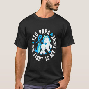 Camiseta T1d Papá Sua Luta É Minha Luta Contra Diabetes T1