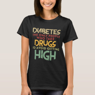 Camiseta T1D Sensibilização para a diabetes tipo 1 Homens M