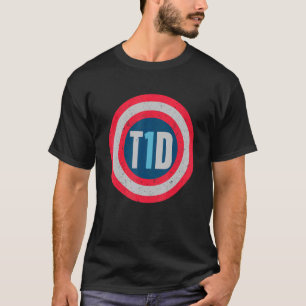 Camiseta T1D Sensibilização para a diabetes tipo 1 Homens M