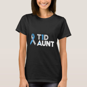 Camiseta T1d Tia Diabetes Sensibilização Tipo 1 Insulina Pa