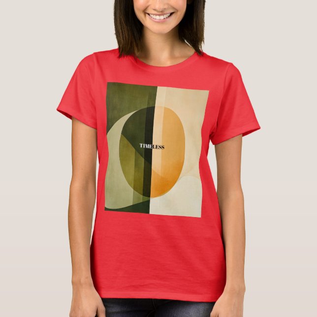 Camiseta T1MELESS Minimalist Abstract Painting. (Frente)