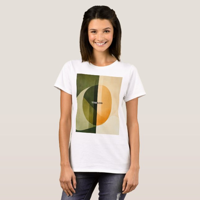 Camiseta T1MELESS Minimalist Abstract Painting. (Frente Completa)