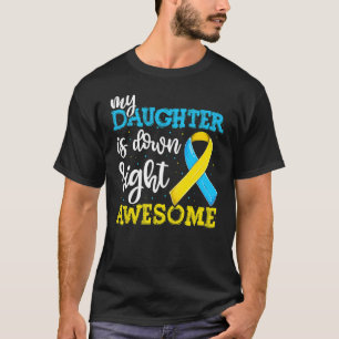 Camiseta T21 Pai de Sensibilização para a Síndrome de Desat