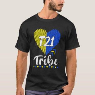 Camiseta T21 Tribe 21 World Down Syndrome Awarness Day Hea