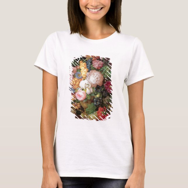 Camiseta T30763 Vida Estática das Flores e Frutas (painel) (Frente)
