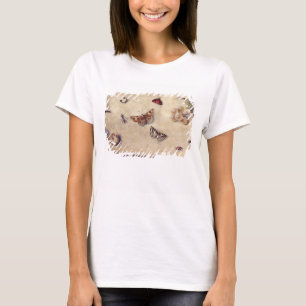 Camiseta T31566 um estudo de vários insetos, fruta e Anima