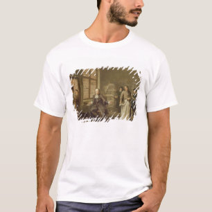 Camiseta T32334 o comprador no comerciante da roupa, 1690