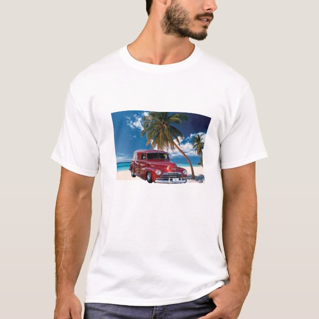 Camiseta T 1947 da entrega do sedan de Chevy (Frente)