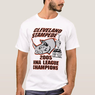 Camiseta T 2005 do campeonato do debandada de Cleveland