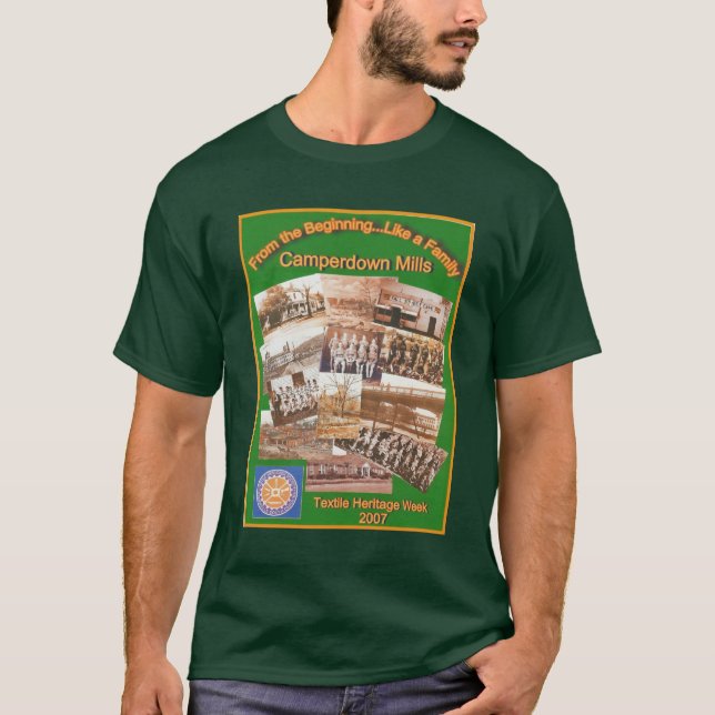 Camiseta T 2007 da colagem de Camperdown (Frente)