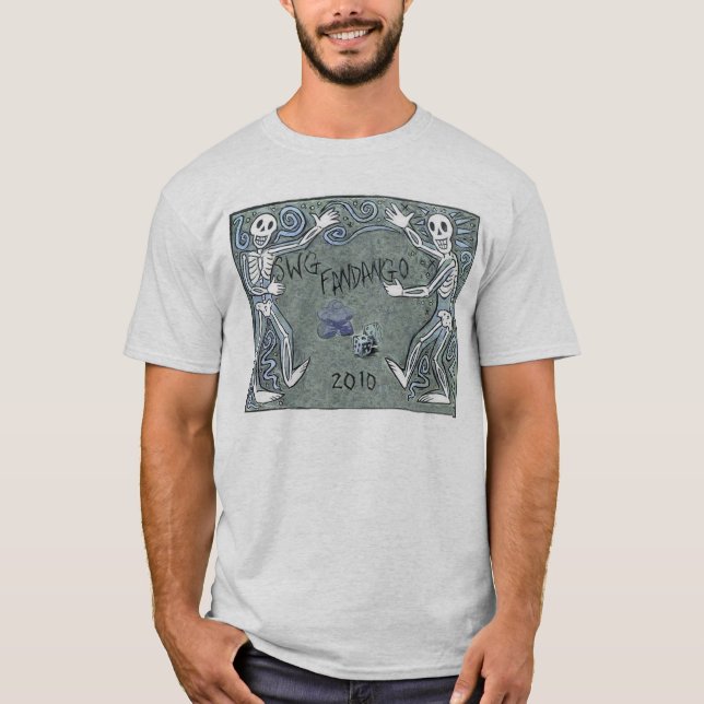 Camiseta T 2010 do fandango dos jogos do sudoeste (Frente)