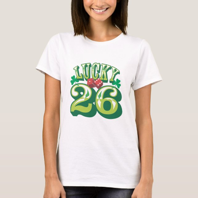 Camiseta T 26 afortunado (Frente)