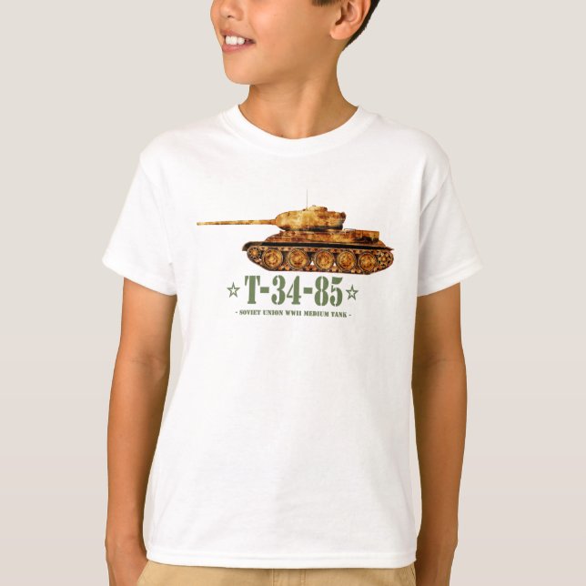 Camiseta T-34-85 Segunda Guerra Mundial, 2.ª Estação Soviét (Frente)