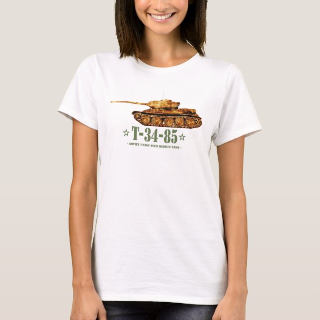 Camiseta T-34-85 Segunda Guerra Mundial, 2.ª Estação Soviét (Frente)