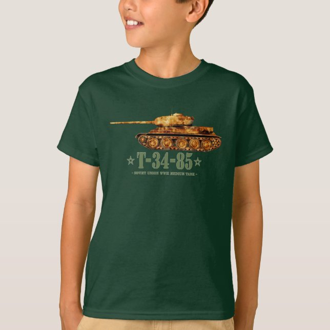 Camiseta T-34-85 Segunda Guerra Mundial, 2.ª Estação Soviét (Frente)